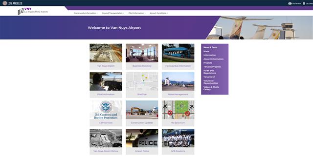 Screenshot of iFlyVNY.com website viewed from a desktop.